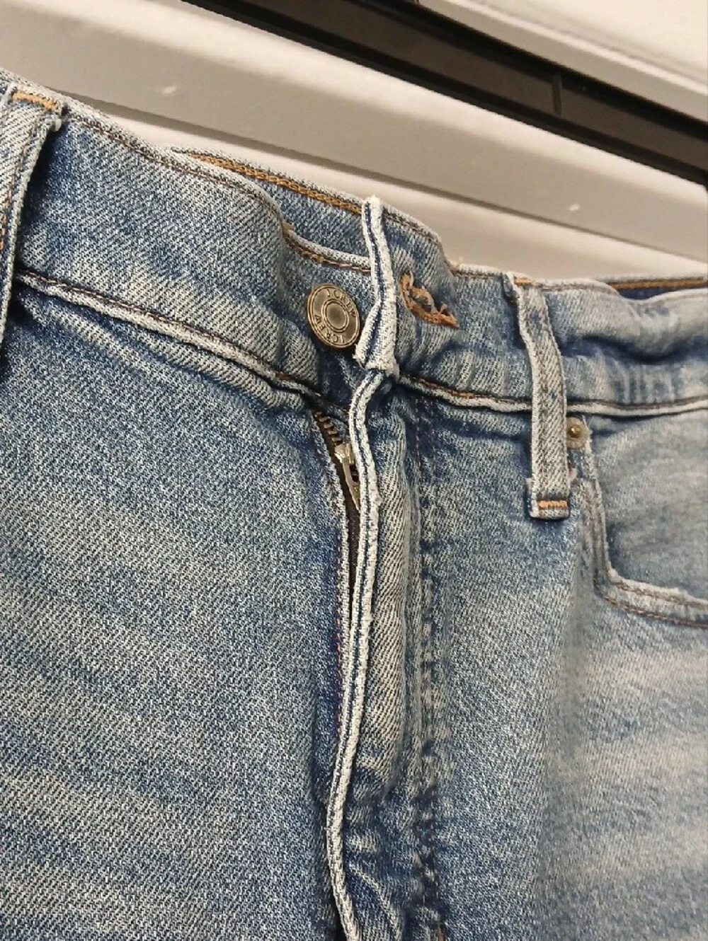 J. Crew Light Re Imagined Blue Straight-Leg Jeans